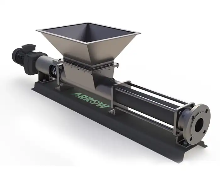 משאבה בורגית עם תא הזנה ובית מיסבים - תוצרת ARROW