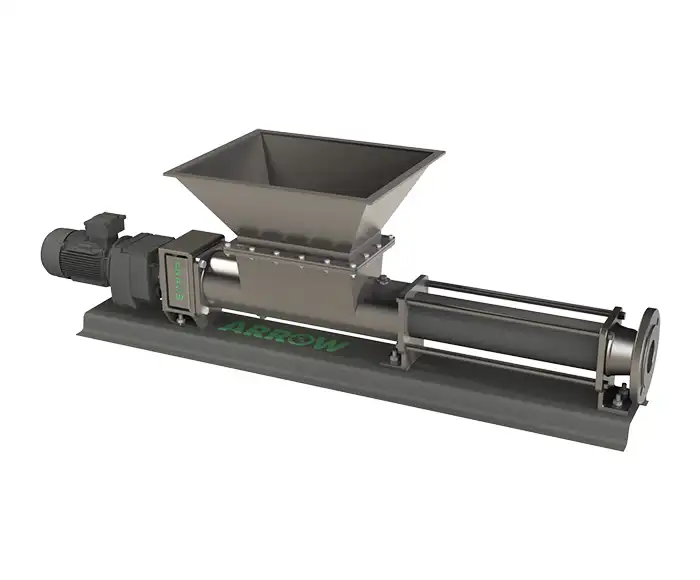 _משאבת ARROW חלזונית עם Screw Pump with Hopper_